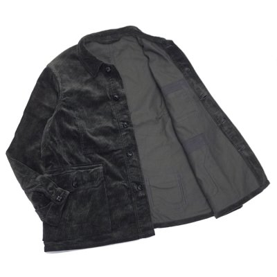 画像3: Nigel Cabourn（ナイジェル・ケーボン）FRENCH WORK JACKET（フレンチワークジャケット）"8W CORDUROY" / Charcoal Grey（チャコールグレー）