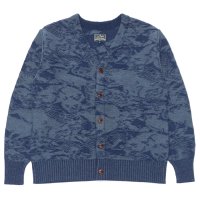 STUDIO D'ARTISAN（ステュディオ・ダ・ルチザン）百豚カモフラージュニットカーディガン / Navy（ネイビー）
