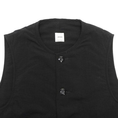 画像4: ARAN（アラン）VEST（ベスト）”ナイロンタッサー" / Black（ブラック） 