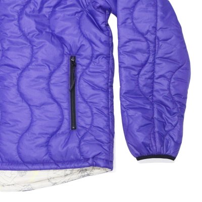 画像6:  WILD THINGS(ワイルドシングス)REVERSIBLE BELEY JACKET(リバーシブルビレイジャケット)”PRIMALOFT BLACK INSULATION+PERTEX QUANTUM" / Purple×Climber(パープル×クライマー)
