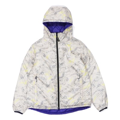 画像2:  WILD THINGS(ワイルドシングス)REVERSIBLE BELEY JACKET(リバーシブルビレイジャケット)”PRIMALOFT BLACK INSULATION+PERTEX QUANTUM" / Purple×Climber(パープル×クライマー)