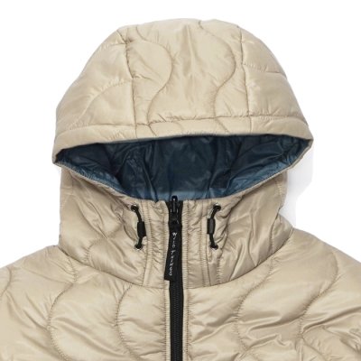 画像4:  WILD THINGS(ワイルドシングス)REVERSIBLE BELEY JACKET(リバーシブルビレイジャケット)”PRIMALOFT BLACK INSULATION+PERTEX QUANTUM" / Beige×R,Blue(ベージュ×ブルー)