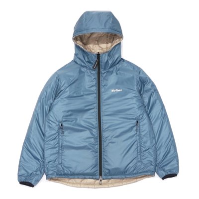 画像2:  WILD THINGS(ワイルドシングス)REVERSIBLE BELEY JACKET(リバーシブルビレイジャケット)”PRIMALOFT BLACK INSULATION+PERTEX QUANTUM" / Beige×R,Blue(ベージュ×ブルー)