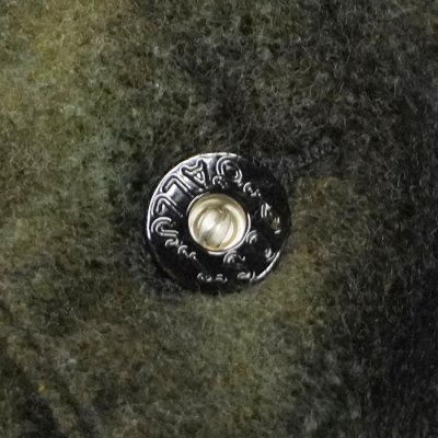 画像7: Post O'Alls（ポストオーバーオールズ）POST47 DV（ポスト47 ノーカラーモデル）"needle punch" / Brown×Green（ブラウン×グリーン）