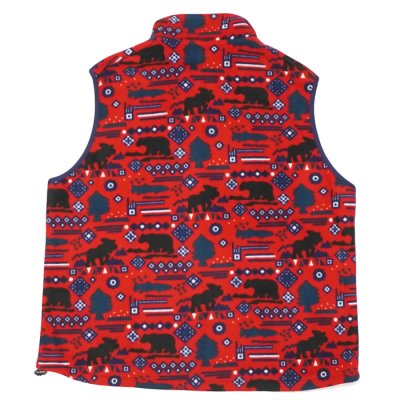 画像2: L.L.Bean Japan Edition（エルエルビーン ジャパンエディション）Men's Solon Fleece Fullzip Vest（メンズ スローンフリースフルジップベスト）/ Bear&Fish（ベアー&フィッシュ）※レッド系