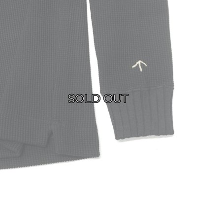 画像5: Nigel Cabourn（ナイジェル・ケーボン）TURTLE NECK SHIRT（タートルネックシャツ）"WAFFLE" / Black（ブラック）