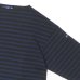 画像4: SAINT JAMES(セントジェームス)OUESSANT LOOSE(ウエッソン・ルーズ)"BORDER" / NOIR×NAVY(ブラック×ネイビー) (4)