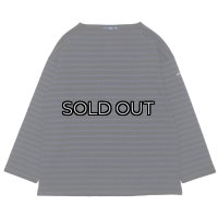 SAINT JAMES（セントジェームス）OUESSANT LOOSE（ウエッソン・ルーズ）"BORDER" / NOIR×NAVY（ブラック×ネイビー）