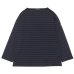 画像1: SAINT JAMES(セントジェームス)OUESSANT LOOSE(ウエッソン・ルーズ)"BORDER" / NOIR×NAVY(ブラック×ネイビー) (1)