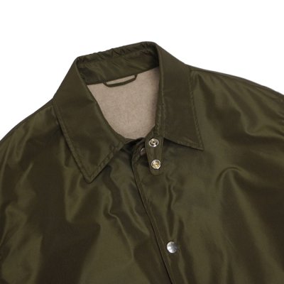画像4: KAPTAIN SUNSHINE（キャプテンサンシャイン）Silk Poly Coach Jacket（シルクポリコーチジャケット）"High Count Silk Polyester Weather" / Olive（オリーブ）