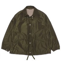 KAPTAIN SUNSHINE（キャプテンサンシャイン）Silk Poly Coach Jacket（シルクポリコーチジャケット）"High Count Silk Polyester Weather" / Olive（オリーブ）