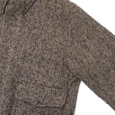 画像5: KAPTAIN SUNSHINE（キャプテンサンシャイン）Flight Jacket（フライトジャケット）"alpaca Merinowool Mix Tweed" / Herringbone（ヘリンボーン）