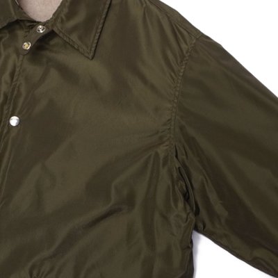 画像6: KAPTAIN SUNSHINE（キャプテンサンシャイン）Silk Poly Coach Jacket（シルクポリコーチジャケット）"High Count Silk Polyester Weather" / Olive（オリーブ）