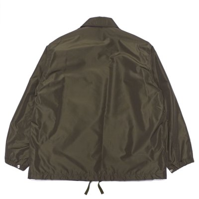 画像2: KAPTAIN SUNSHINE（キャプテンサンシャイン）Silk Poly Coach Jacket（シルクポリコーチジャケット）"High Count Silk Polyester Weather" / Olive（オリーブ）