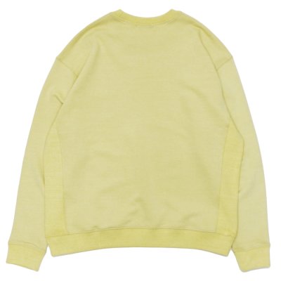 画像2: alvana（アルヴァナ）VINTAGE SAHPE SWEAT（ヴィンテージシェイプスウェット）/ Smoke Yellow（スモークイエロー）