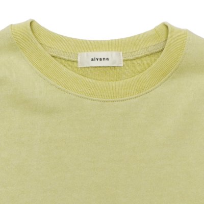 画像3: alvana（アルヴァナ）VINTAGE SAHPE SWEAT（ヴィンテージシェイプスウェット）/ Smoke Yellow（スモークイエロー）