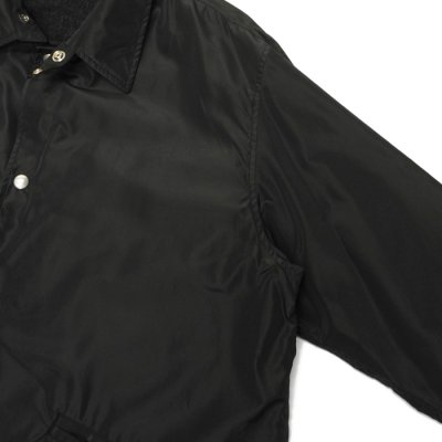 画像6: KAPTAIN SUNSHINE（キャプテンサンシャイン）Silk Poly Coach Jacket（シルクポリコーチジャケット）"High Count Silk Polyester Weather" / Black（ブラック）