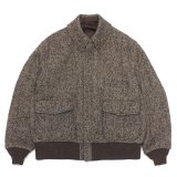 【PointUp10%11/10迄】KAPTAIN SUNSHINE（キャプテンサンシャイン）Flight Jacket（フライトジャケット）"alpaca Merinowool Mix Tweed" / Herringbone（ヘリンボーン）