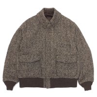 KAPTAIN SUNSHINE（キャプテンサンシャイン）Flight Jacket（フライトジャケット）"alpaca Merinowool Mix Tweed" / Herringbone（ヘリンボーン）
