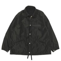 KAPTAIN SUNSHINE（キャプテンサンシャイン）Silk Poly Coach Jacket（シルクポリコーチジャケット）"High Count Silk Polyester Weather" / Black（ブラック）