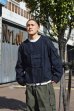 画像11: MODMNT（モドメント）COLLARLESS JKT（カラーレスジャケット）/ Navy（ネイビー） (11)
