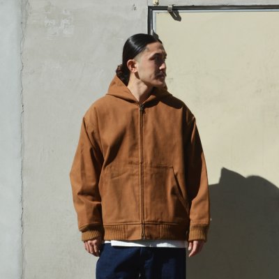画像10: alvana(アルヴァナ)DUCK WOOL DETROIT PARKA(ダックウールデトロイトパーカ)/ Brown(ブラウン)