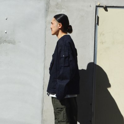 画像9: MODMNT（モドメント）COLLARLESS JKT（カラーレスジャケット）/ Navy（ネイビー）