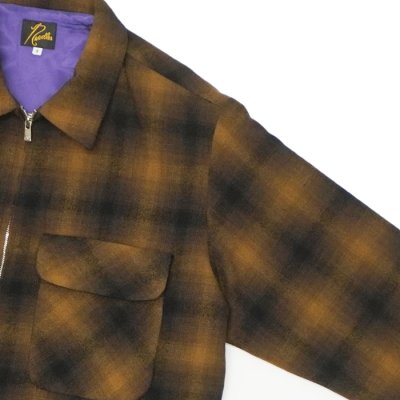 画像5: 【PointUp10%11/10迄】NEEDLES(ニードルズ)Sport Jacket(スポーツジャケット)"Wool Omble Plaid" / Brown(ブラウン)