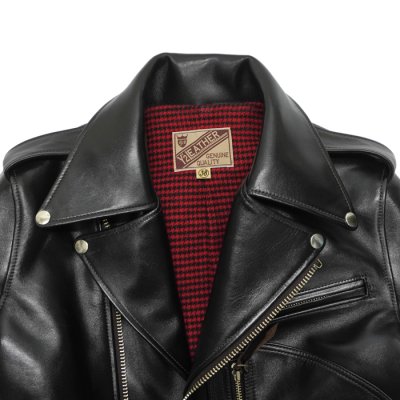 画像4: 【PointUp10%11/10迄】Y'2 LEATHER(ワイツーレザー)Vintage Horse D-Pocket Double Riders(ヴィンテージホース Dポケットダブルライダース)/ Black(ブラック)