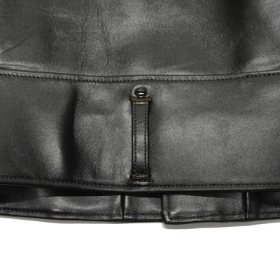 画像11: 【PointUp10%11/10迄】Y'2 LEATHER(ワイツーレザー)Vintage Horse D-Pocket Double Riders(ヴィンテージホース Dポケットダブルライダース)/ Black(ブラック)