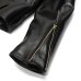 画像10: 【PointUp10%11/10迄】Y'2 LEATHER（ワイツーレザー）Vintage Horse D-Pocket Double Riders（ヴィンテージホース Dポケットダブルライダース）/ Black（ブラック）
