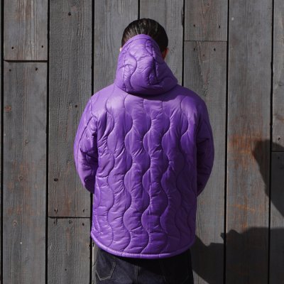 画像10:  WILD THINGS（ワイルドシングス）REVERSIBLE BELEY JACKET（リバーシブルビレイジャケット）”PRIMALOFT BLACK INSULATION+PERTEX QUANTUM" / Purple×Climber（パープル×クライマー）