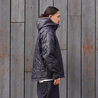 画像9:  WILD THINGS（ワイルドシングス）REVERSIBLE BELEY JACKET（リバーシブルビレイジャケット）”PRIMALOFT BLACK INSULATION+PERTEX QUANTUM" / Black×Black（ブラック×ブラック）
