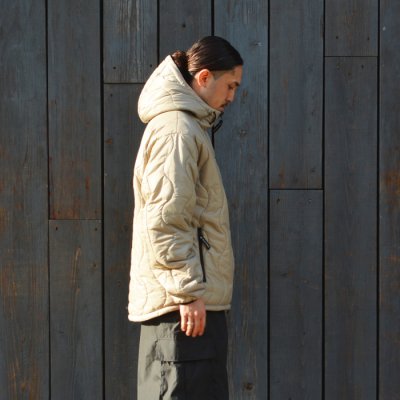 画像9:  WILD THINGS（ワイルドシングス）REVERSIBLE BELEY JACKET（リバーシブルビレイジャケット）”PRIMALOFT BLACK INSULATION+PERTEX QUANTUM" / Beige×R,Blue（ベージュ×ブルー）