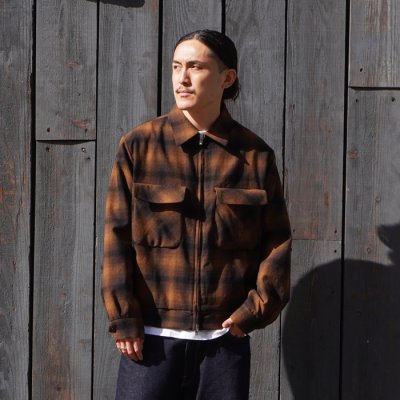画像10: 【PointUp10%11/10迄】NEEDLES(ニードルズ)Sport Jacket(スポーツジャケット)"Wool Omble Plaid" / Brown(ブラウン)