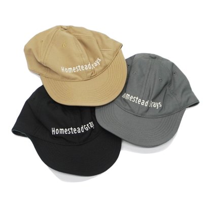 画像1: DECHO（デコー）COOPERSTOWN BALL CAP（クーパーズタウンボールキャップ）"Homestead Grays" / Black（ブラック）・Grey（グレー）・L,Beige（ライトベージュ）