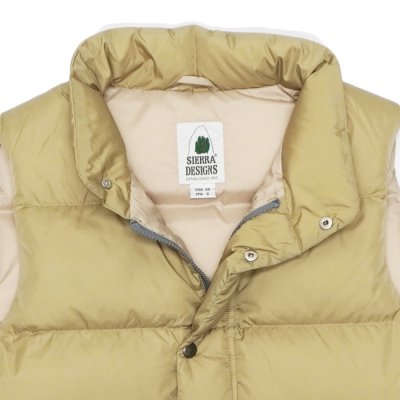 画像7: SIERRA DESIGNS（シエラデザイン）ZIP DOWN VEST（ジップダウンベスト）/ Black（ブラック）・V,Tan（ヴィンテージタン）