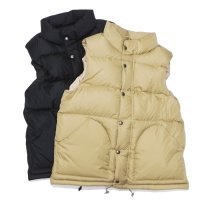 SIERRA DESIGNS(シエラデザイン)ZIP DOWN VEST(ジップダウンベスト)/ Black(ブラック)・V,Tan(ヴィンテージタン)