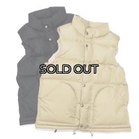 SIERRA DESIGNS（シエラデザイン）ZIP DOWN VEST（ジップダウンベスト）/ Black（ブラック）・V,Tan（ヴィンテージタン）