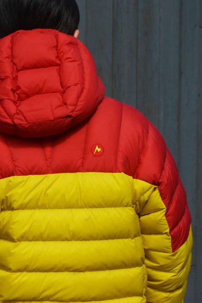 画像14: Marmot（マーモット）Lance Down Hoodie（ランスダウンフーディ）/ Red×Yellow（レッド×イエロー）
