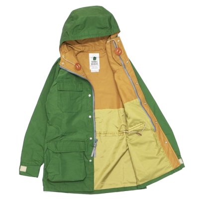 画像3: SIERRA DESIGNS（シエラデザイン）60TH Anniversary  MOUNTAIN PARKA（60周年記念マウンテンパーカー）"Made in Japan" / Green×V.Tan（グリーン×ヴィンテージタン）
