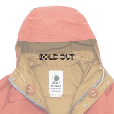 画像5: SIERRA DESIGNS（シエラデザイン）60TH Anniversary  MOUNTAIN PARKA（60周年記念マウンテンパーカー）"Made in Japan" / Rust×V.Tan（ラスト×ヴィンテージタン）