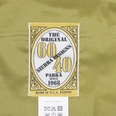 画像8: SIERRA DESIGNS（シエラデザイン）60TH Anniversary  MOUNTAIN PARKA（60周年記念マウンテンパーカー）"Made in Japan" / O,D×Mushroom（オリーブドラブ×マッシュルーム）