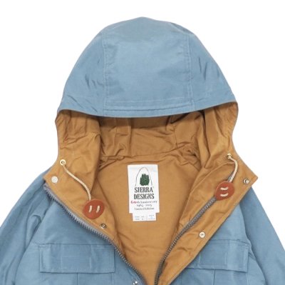 画像5: SIERRA DESIGNS（シエラデザイン）60TH Anniversary  MOUNTAIN PARKA（60周年記念マウンテンパーカー）"Made in Japan" / B,Stone×V.Tan（ブルーストーン×ヴィンテージタン）