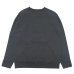 画像2: BARNS OUTFITTERS (バーンズアウトフィッターズ）Athletic Crewneck Print Sweatshirt（アスレチッククルーネックプリントスウェットシャツ）"Pigement Dye'" / Charcoal（チャコール） (2)