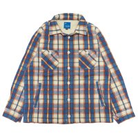Good On（グッドオン）Flannel Check Sweat Shirt Jacket（フランネルチェックスウェットシャツジャケット）"9oz Nep Flannel" / Cream（クリーム）