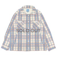 Good On（グッドオン）Flannel Check Sweat Shirt Jacket（フランネルチェックスウェットシャツジャケット）"9oz Nep Flannel" / Cream（クリーム）