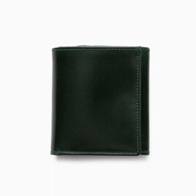 画像1: BEORMA（ベオーマ）COMPACT WALLET（コンパクトウォレット）"BRIDLE LEATHER" / Green（グリーン）