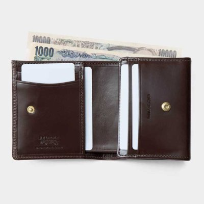 画像3: BEORMA（ベオーマ）COMPACT WALLET（コンパクトウォレット）"BRIDLE LEATHER" / Green（グリーン）