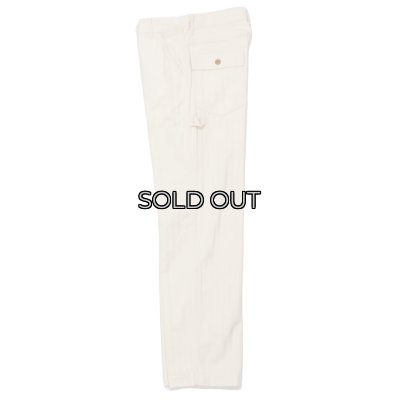 画像3: F.O.B FACTORY（エフオービーファクトリー）HBT PAINTER PANTS（HBTペインターパンツ）"Wavy Herringbone" / Ecru（エクリュ）【裾上げ無料】